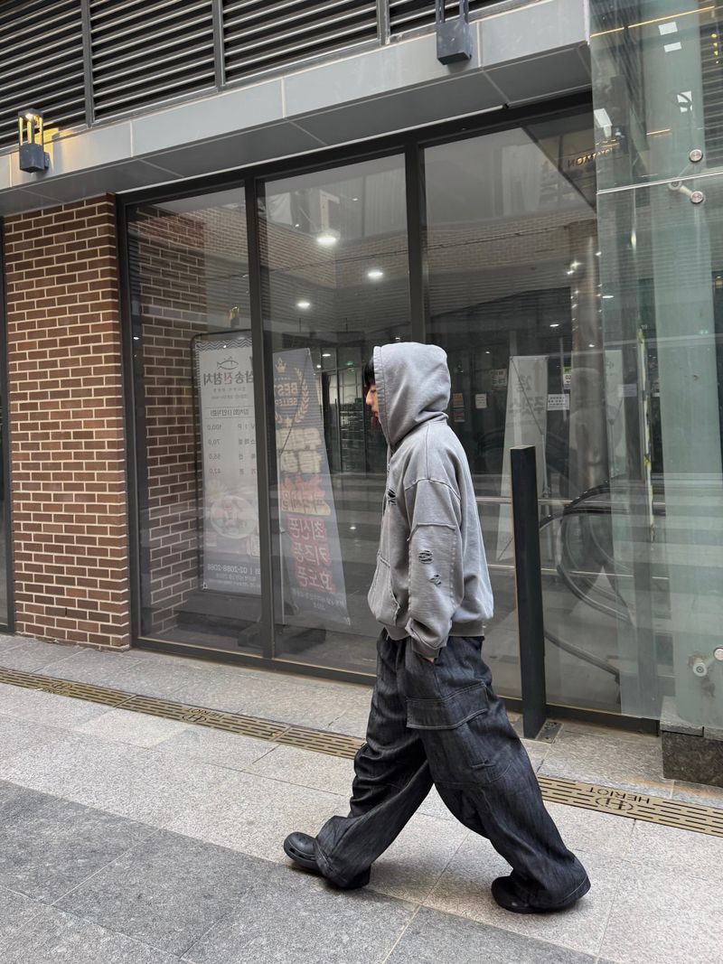 linen balloon cargo pants