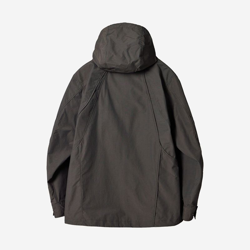 Nylon RIB Flash Line Jacket - GREY