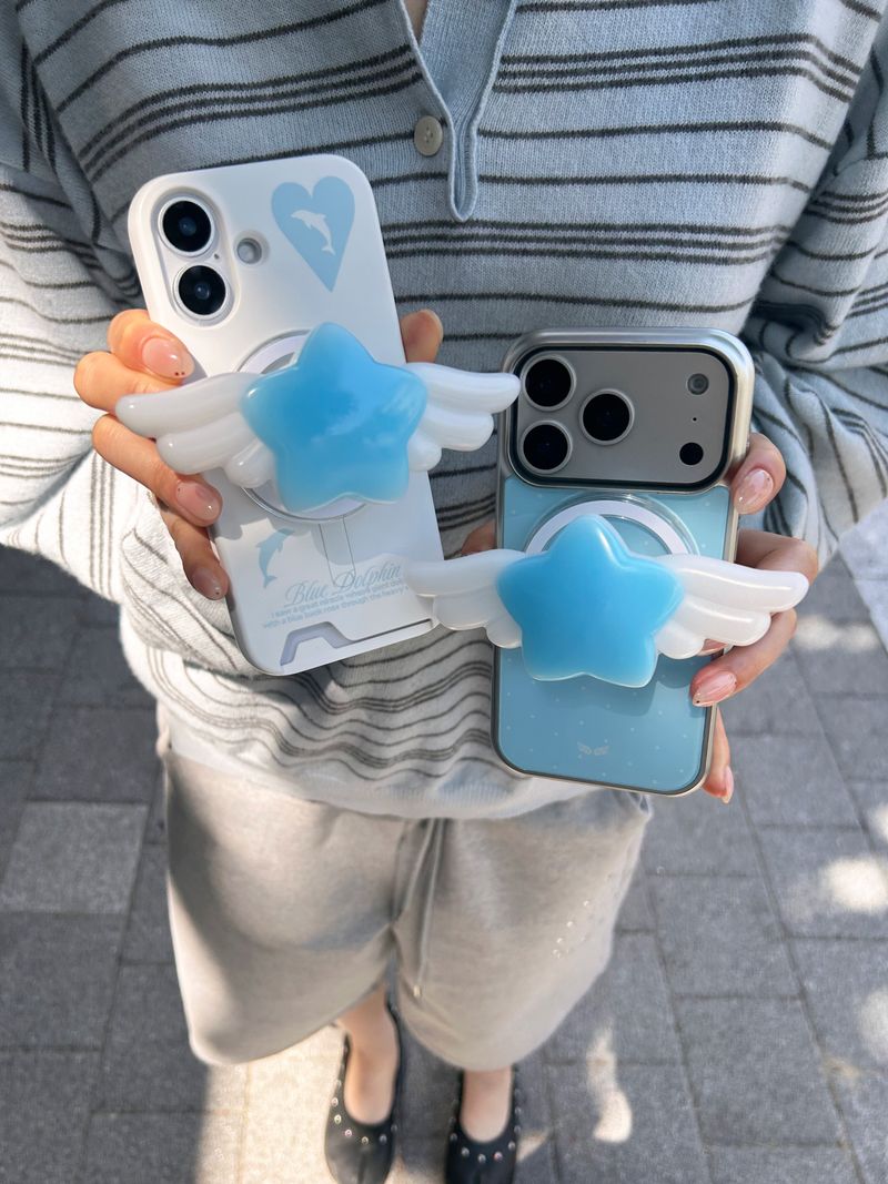 Star Wing Grip Tok Holder Smart Tok(Blue)