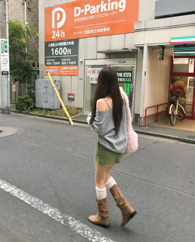 マッチャスエードデイリースカート