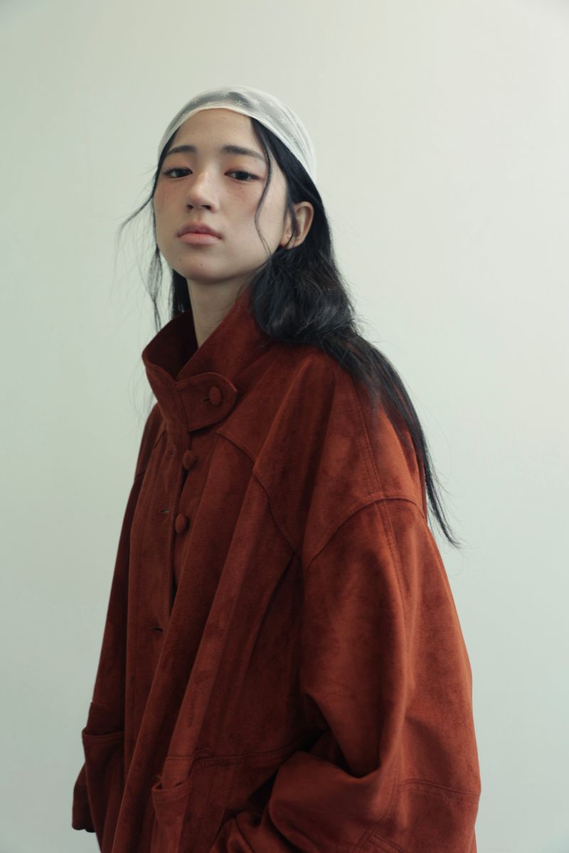 CINNAMON OVER FIT SUEDE JACKET