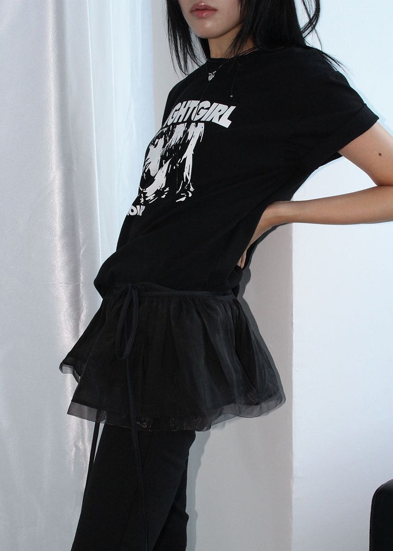 FRILL WRAP SKIRT