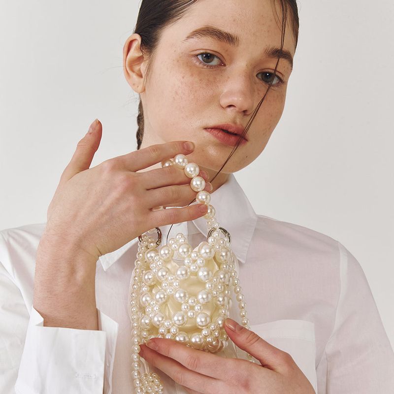 Pearl Beads Micro Bag