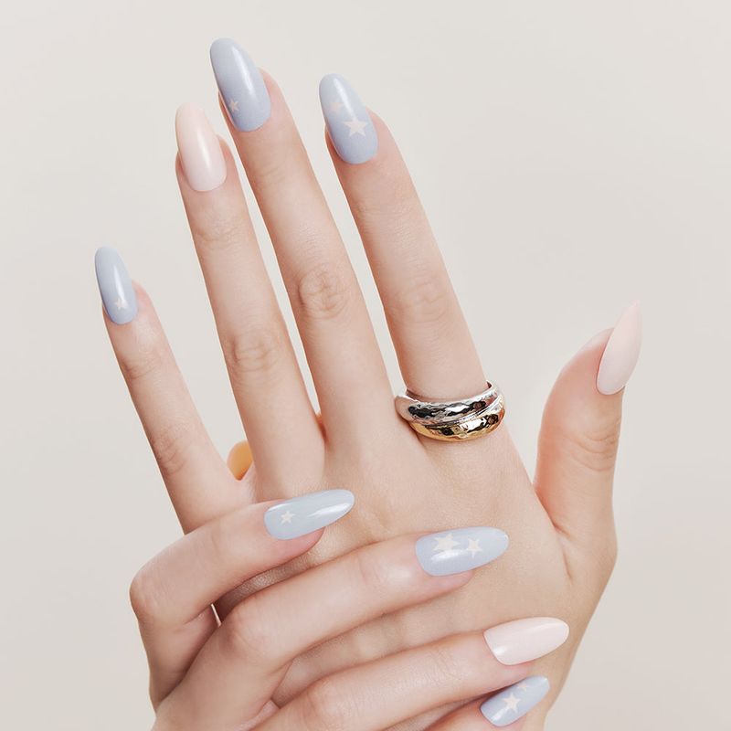 MUZMAK Reusable Nail Tip Starry(Almond)