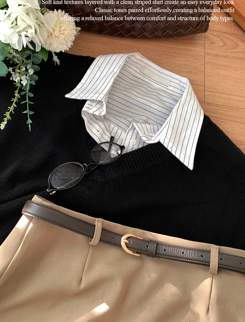 Setter Slit Belt Skirt / 4 colors
