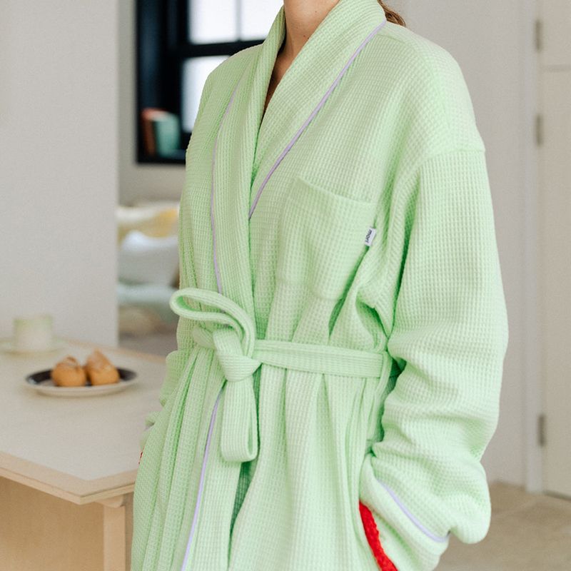 Waffle robe (3color)