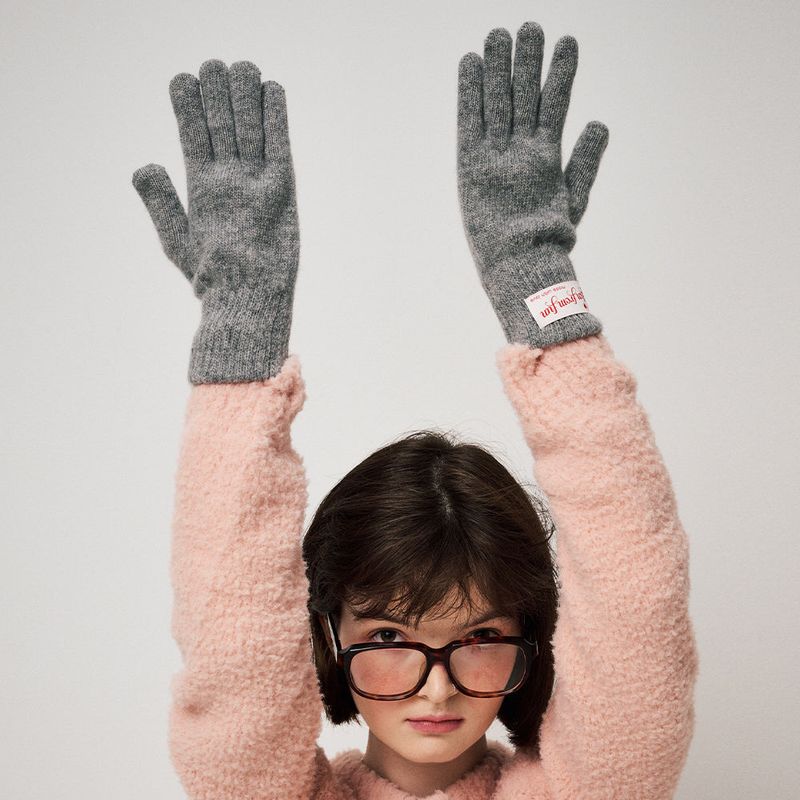 MESSAGE GLOVES, MELANGE GREY