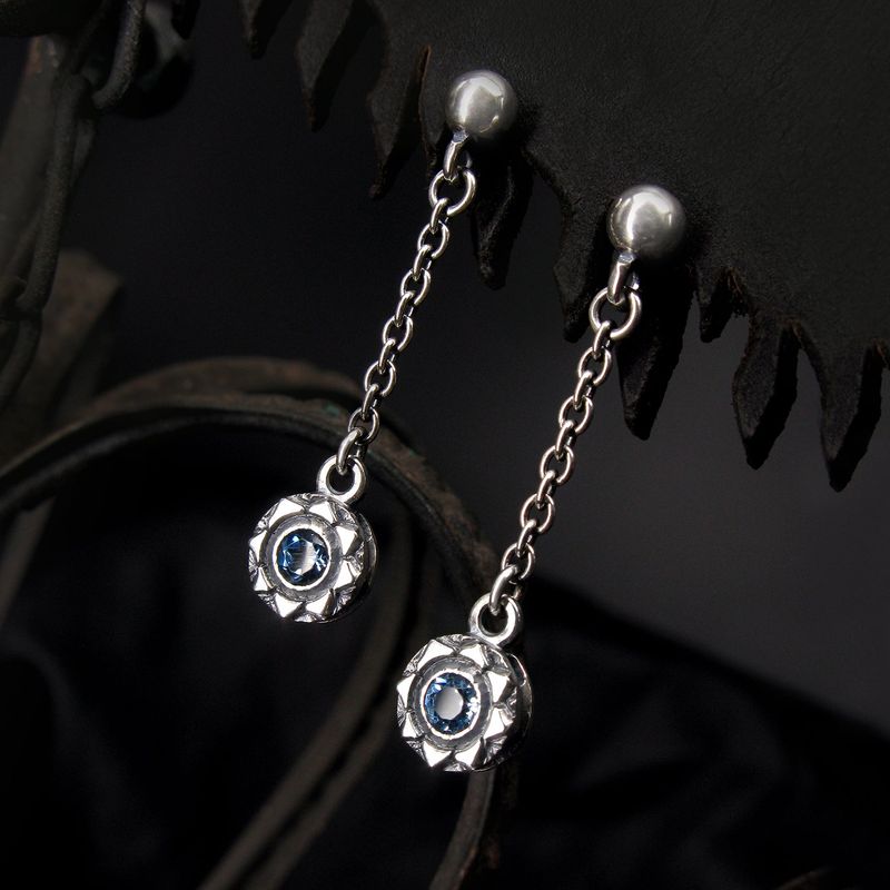 SunlightD-101 LondonBlue Topaz silver earring