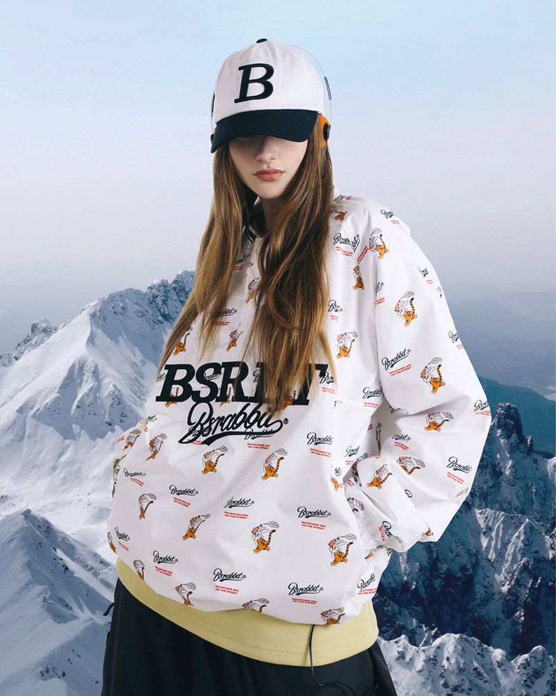 BSRABBIT(ビエスラビット)の「ビッグ B ロゴキャップ(帽子)」