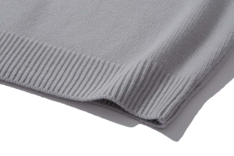CREWNECK WOOL SWEATER (greyish blue)