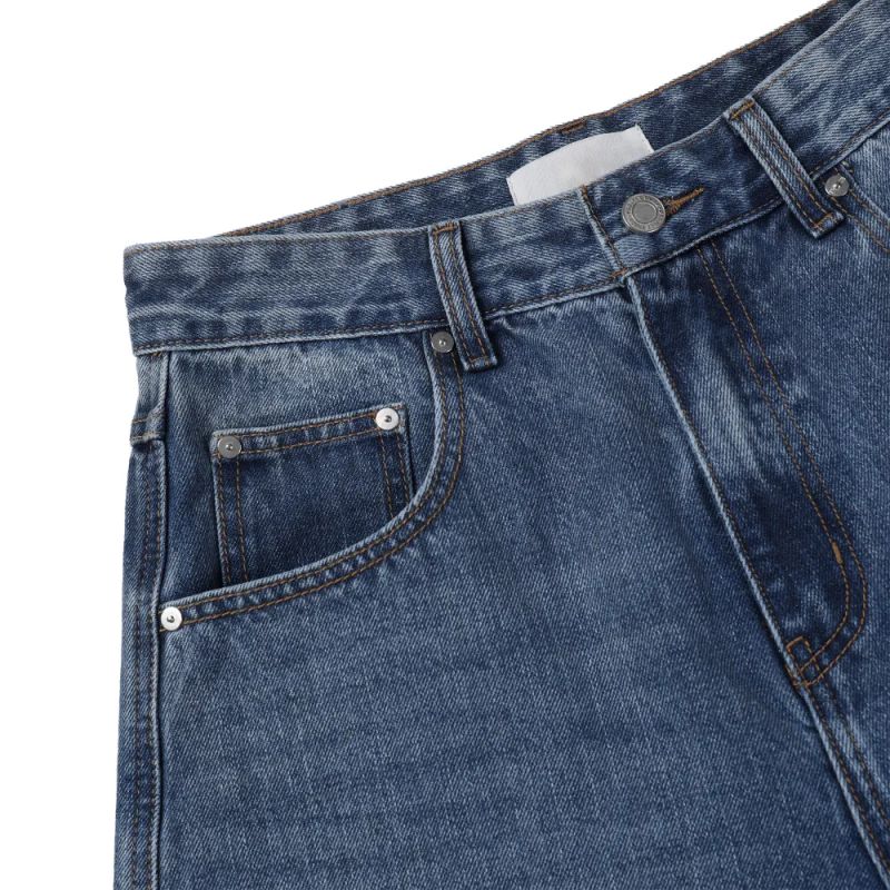 [1+1] LMN All Day Paneled Wide Denim Pants (7 colors)
