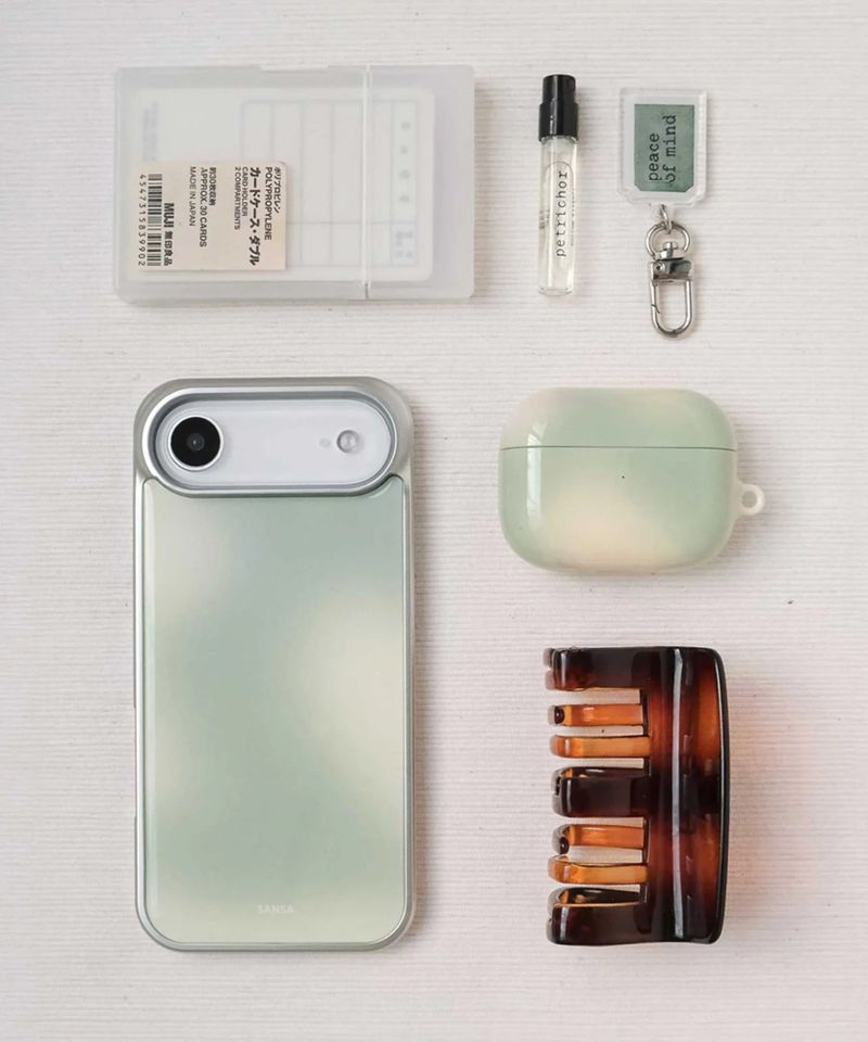Afternoon Leaf_Silver iPhone Galaxy Case(Basic)