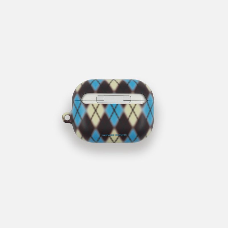 ARGYLE BLUR CASE_BROWN (airpods)