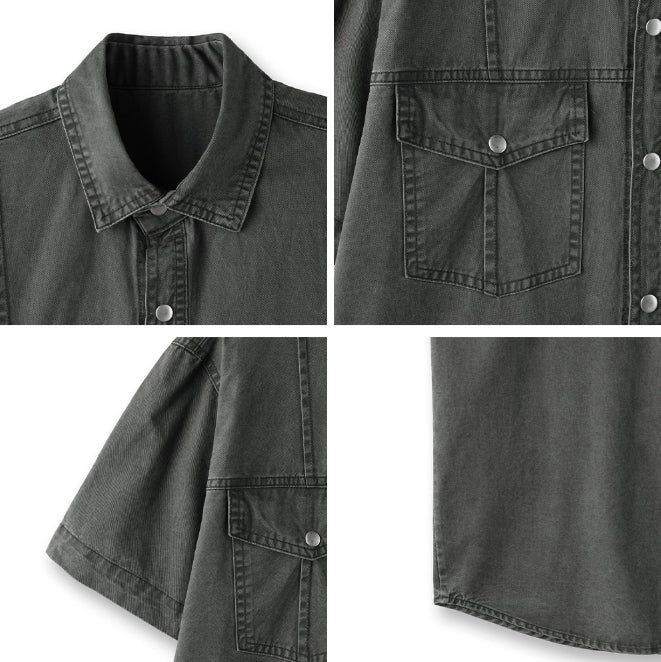 Aran Cation Pocket Short Sleeve Shirt