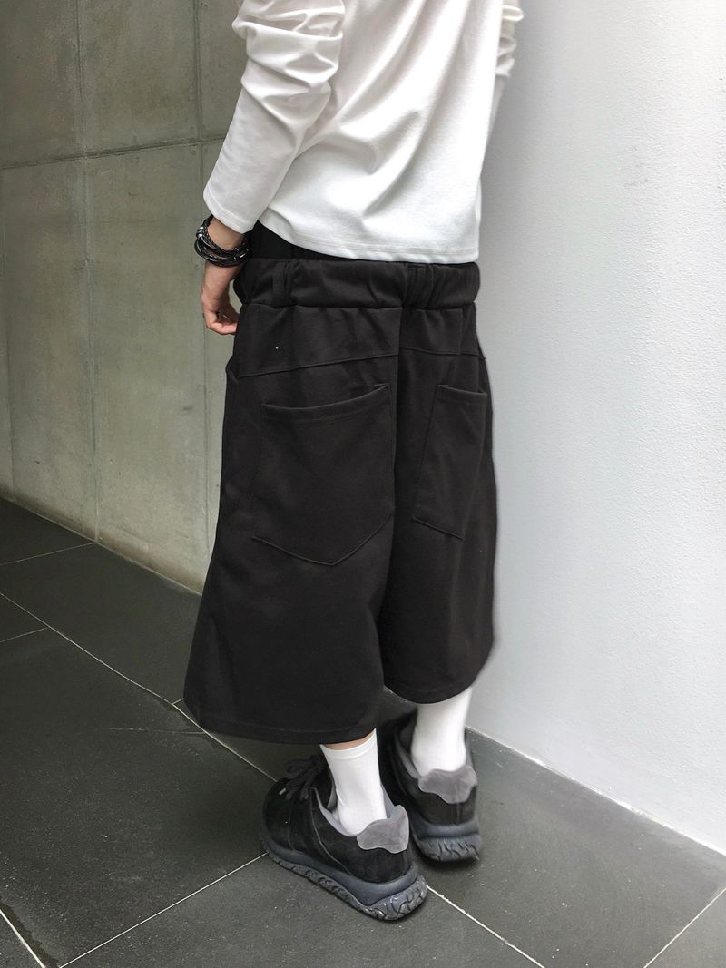 Archis Layered Sagging Bermuda Shorts 2C