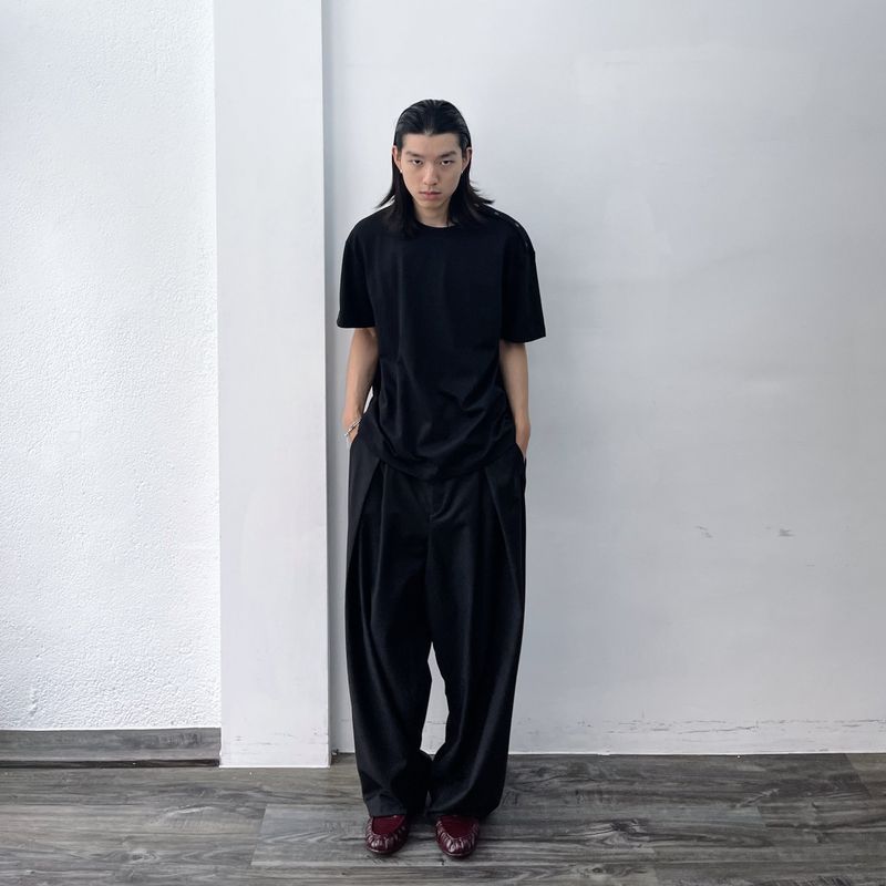 Side Snap Relaxed Tee