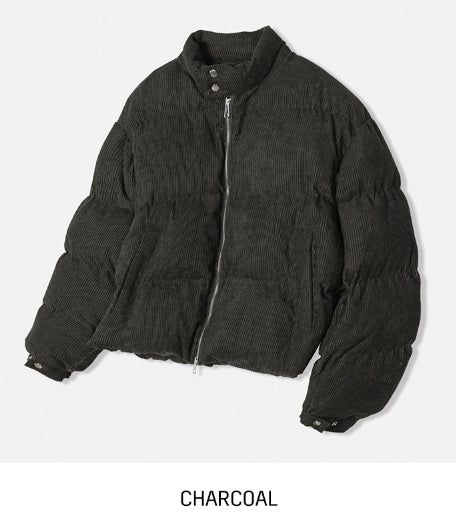 Cozy Button Corduroy Padding