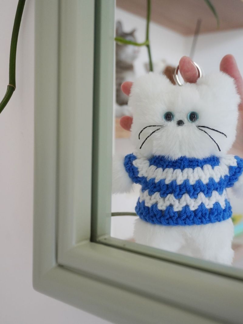 Keyring Acc 'Cowichan knit' - 3 Color