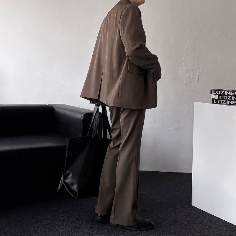 Travel Leather Line Big Shoulder Bag