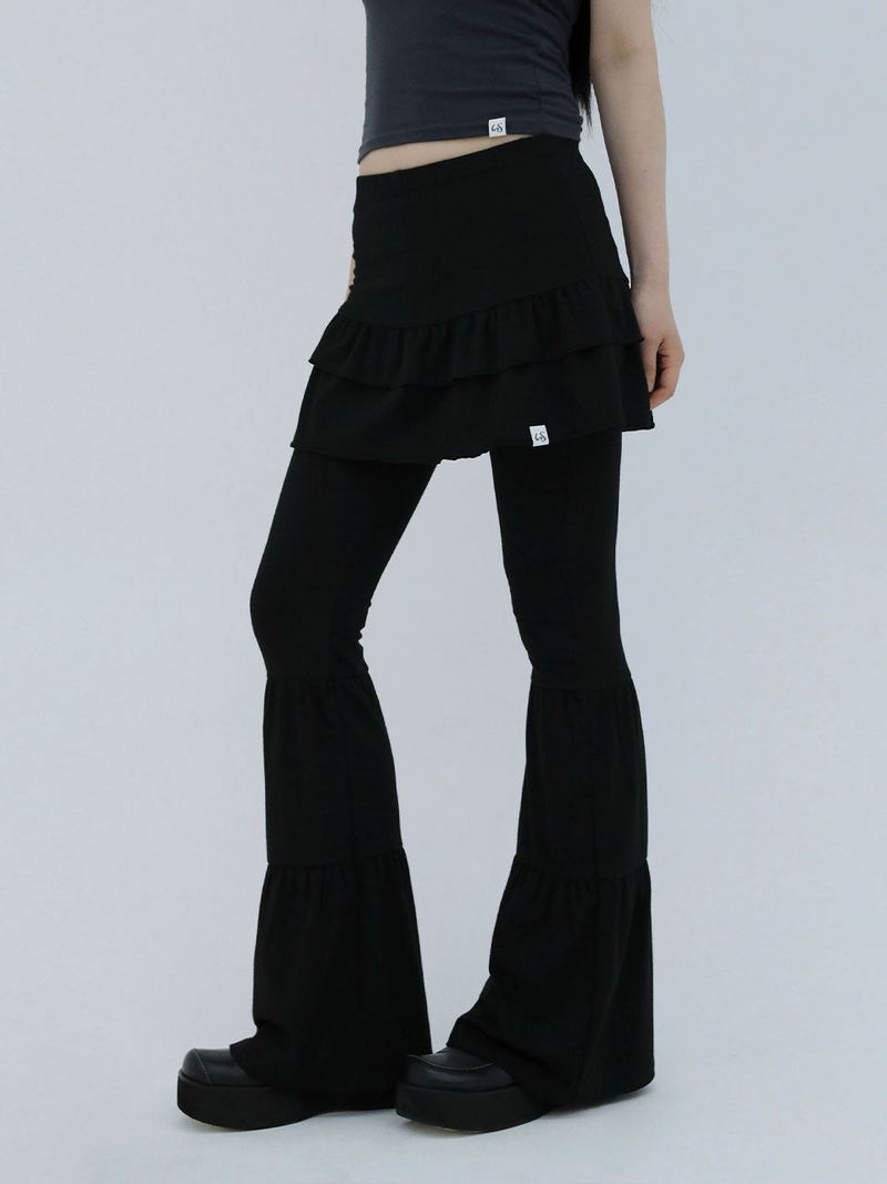 CANCAN SKIRT PANTS(BLACK)