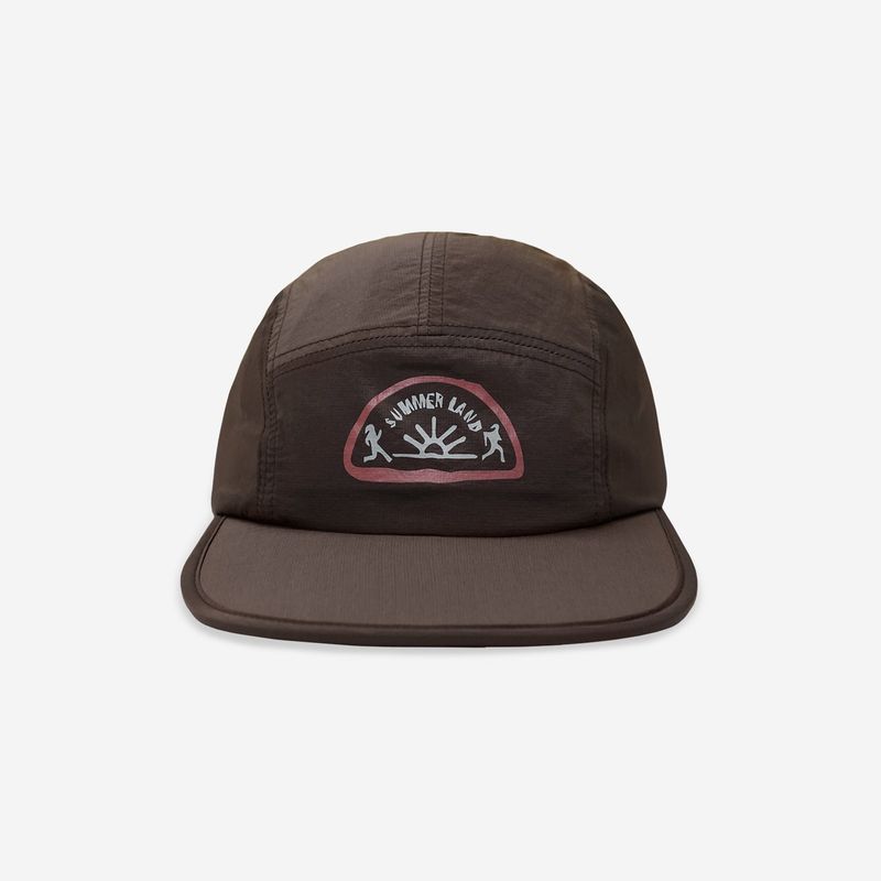 Q's（キューズ）の「ライトウェイトサマーキャンプキャップ (Brown)（帽子）」