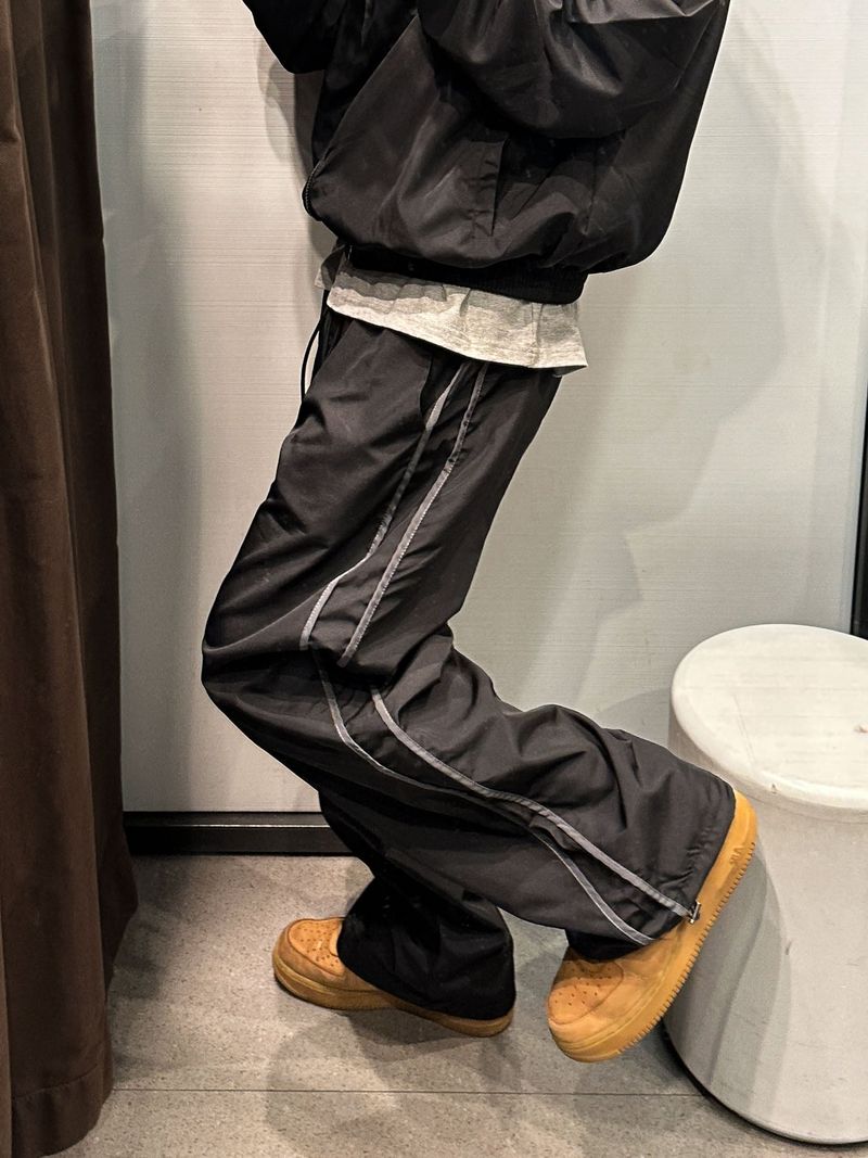 End nylon track pants