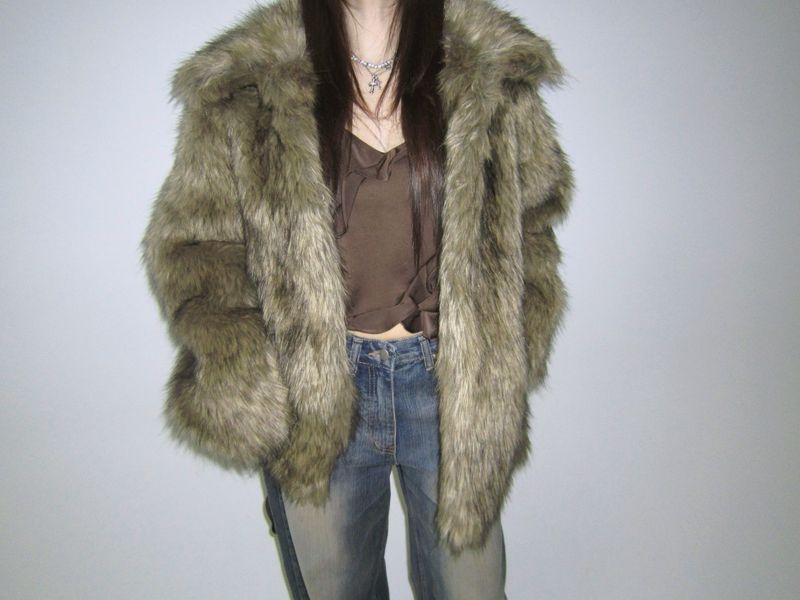 High neck fur-JK