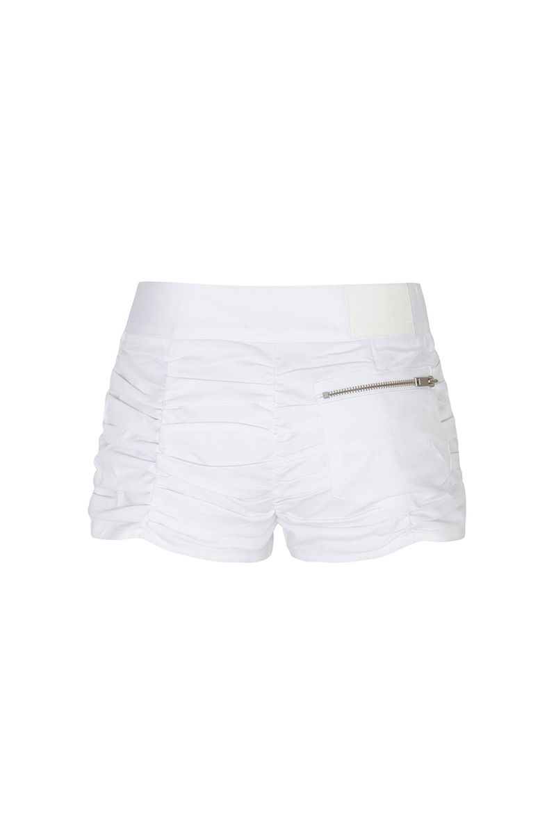 VIOLA BELTED SHORTS ivory