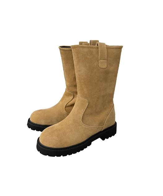 Nord Suede Chunky Middle Boots