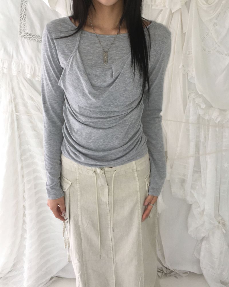 Pigment long skirt