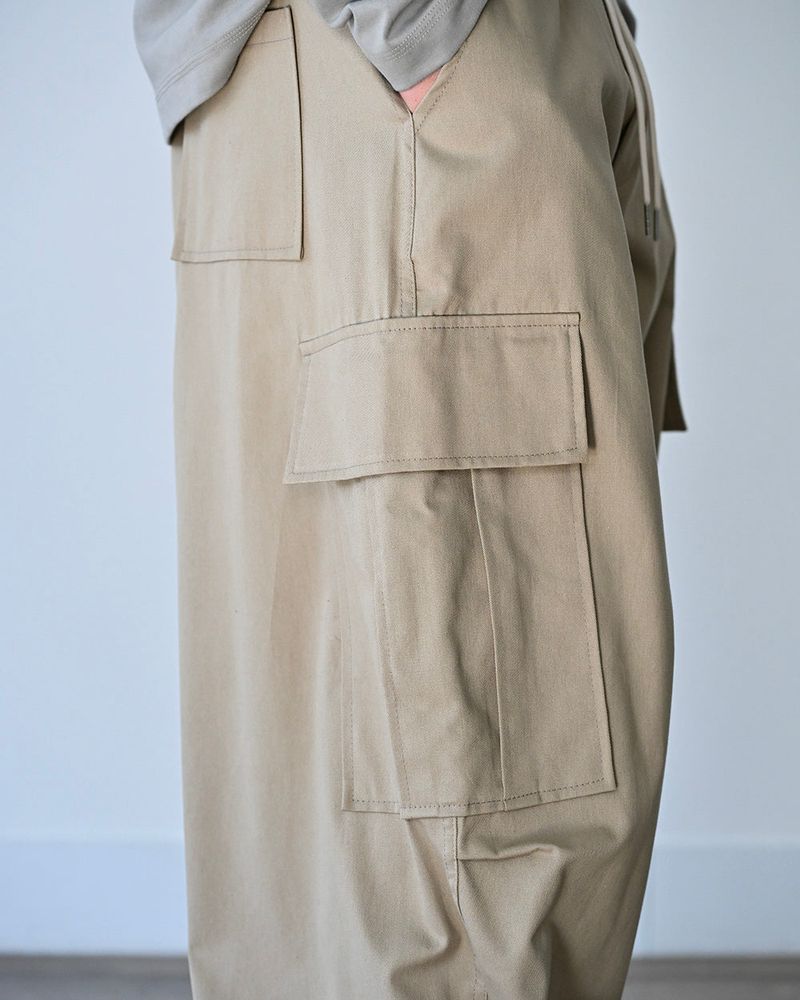 SIO WIDE CARGO PANTS BG