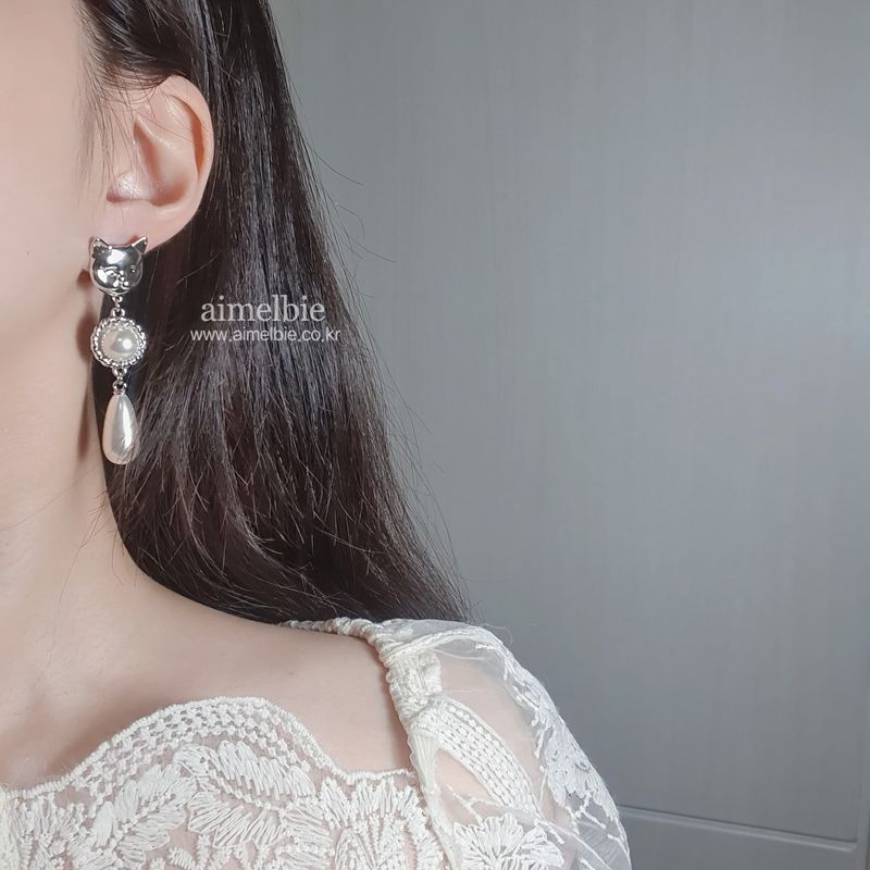 Melbie The Cat Series - The Elegance Piercing (Silver ver.)