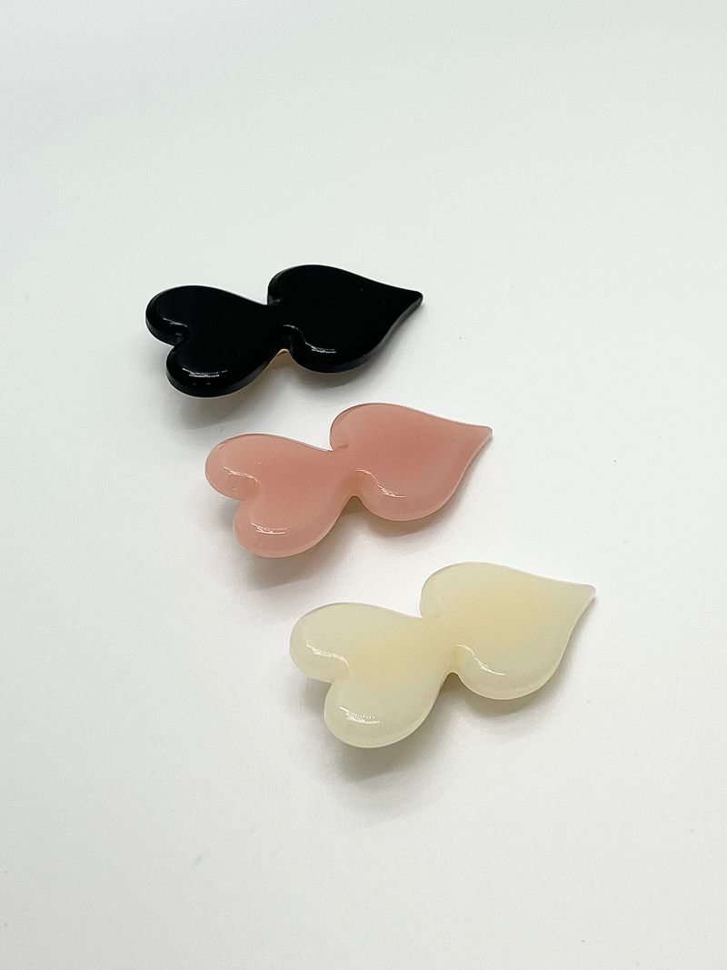 double heart hairpin