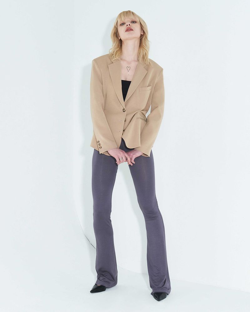 DOZI - Pinched Tailored Jacket _ Beige