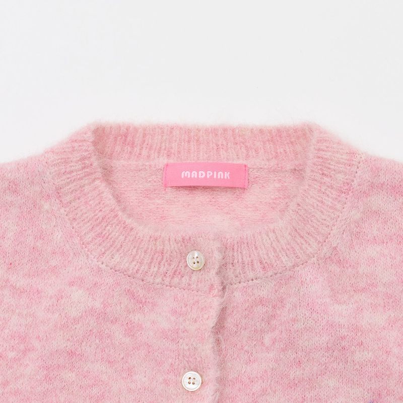 CLASSIC BUTTON CARDIGAN PINK