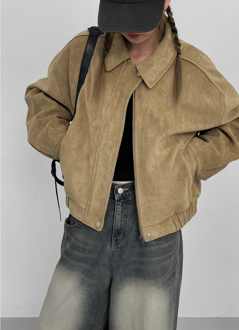 [MADE] Walter Suede Blouson Jumper