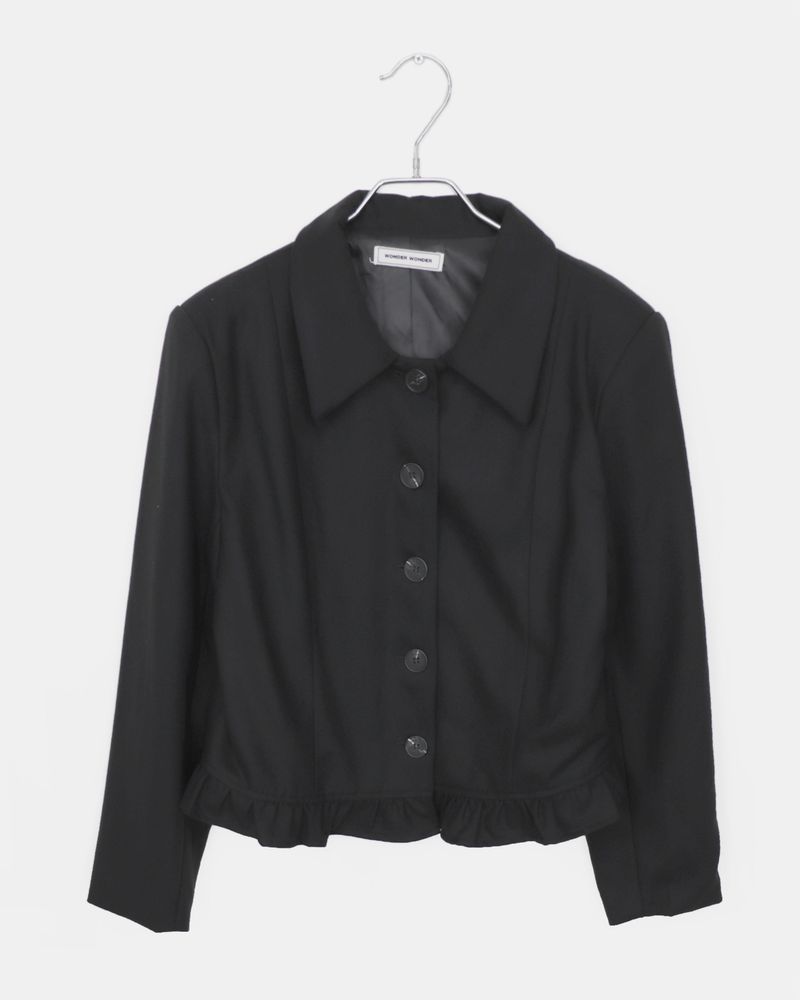 [MADE] Saeh Basic Seamed Collar Short Jacket