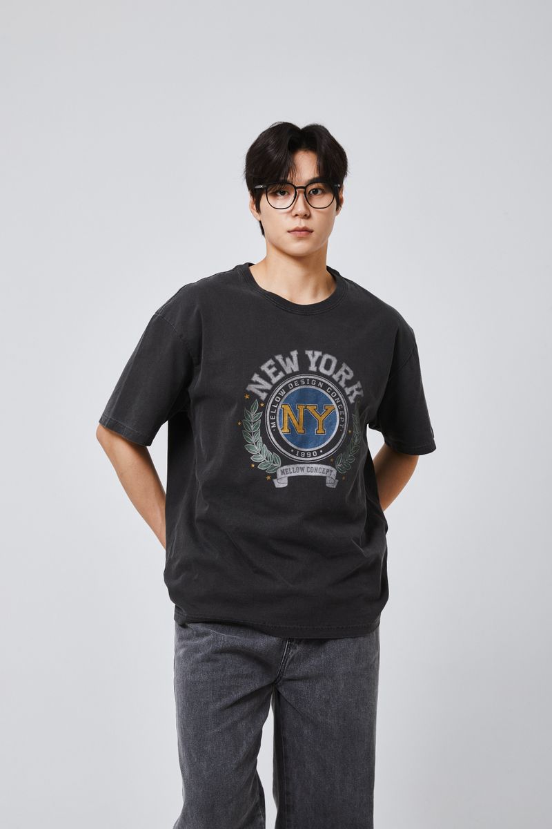 P02 Newyork T-shirts Darkgray