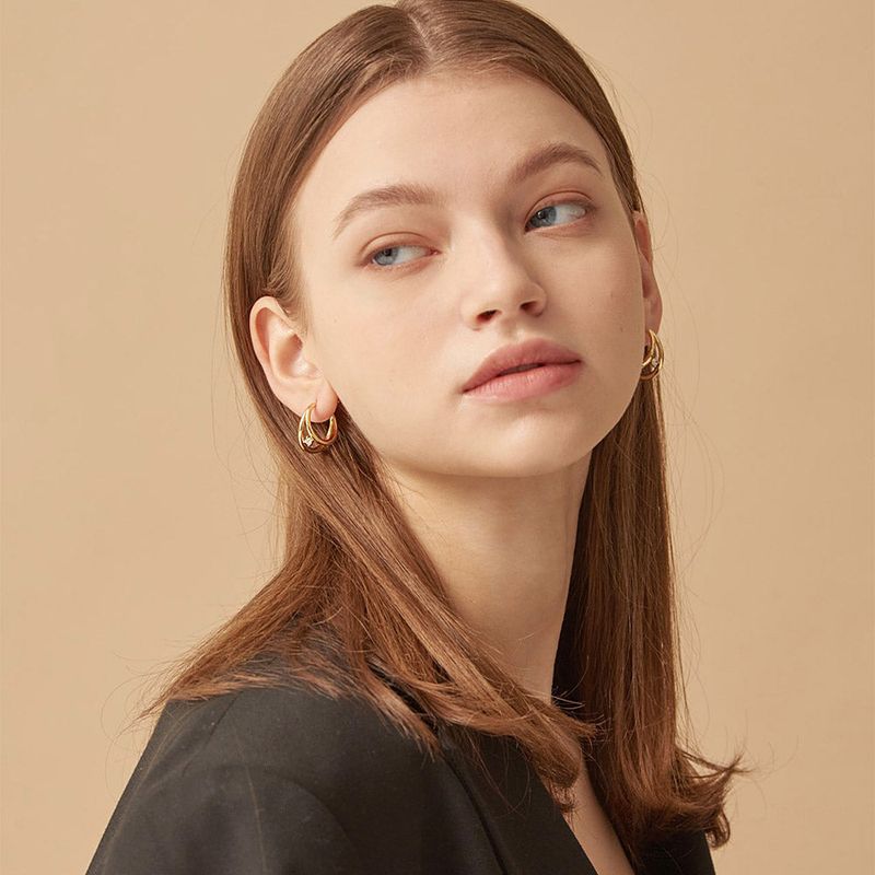 noonoofingers(ヌヌフィンガース)の「GOLD BEAM EARRING(Accessories)」