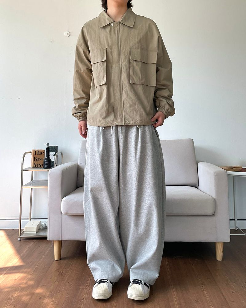 Pintuck Balloon Sweat Pants