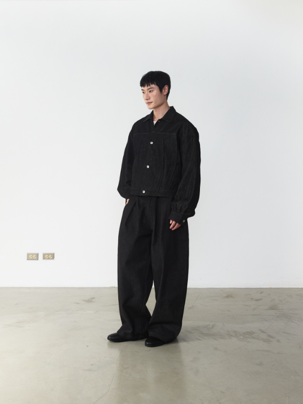 JT3 Structured Stitch Denim Jacket