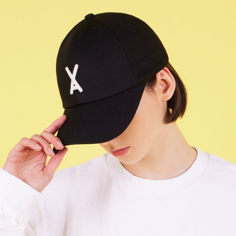 VA Applique Over Fit Ball Cap Black