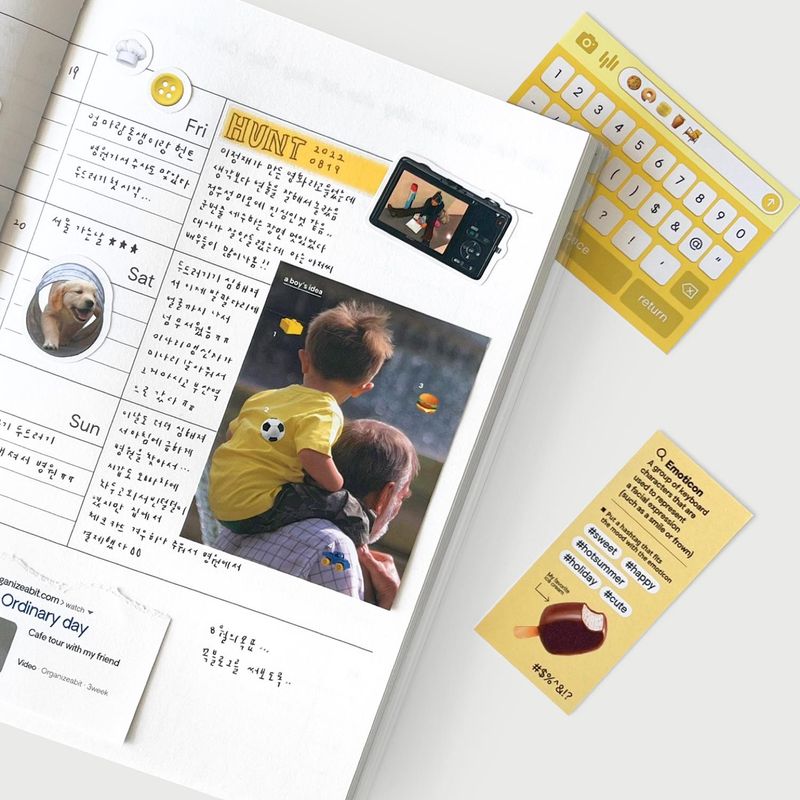 oab emoji pack / scrap sticker set