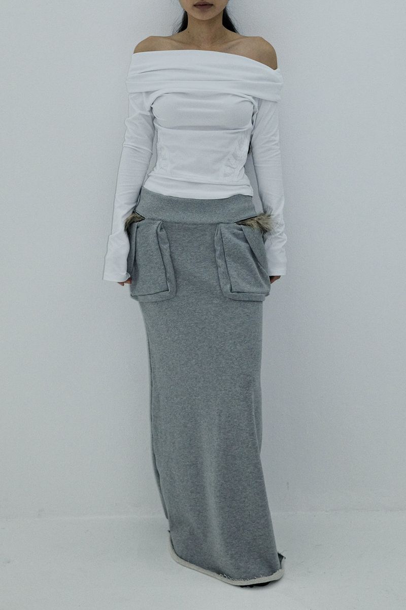 [MADE] Twisted Sring Maxi Skirt 003
