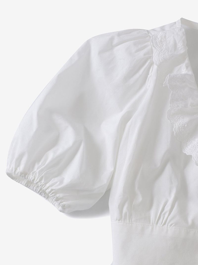 Rosie wrap blouse (Ivory)