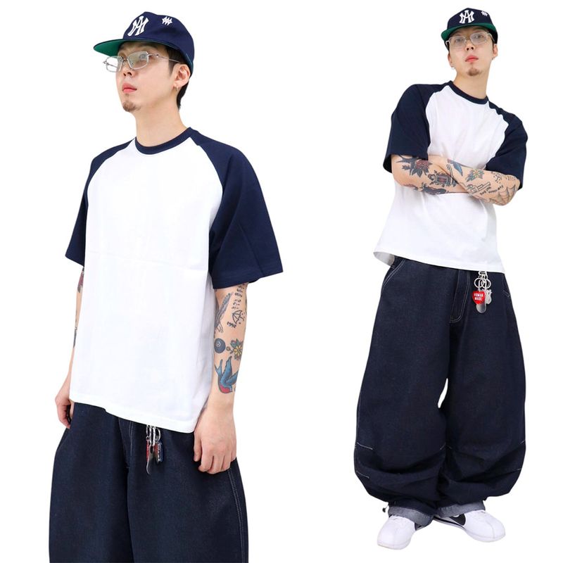 Basic Raglan Short-Sleeve T-Shirt