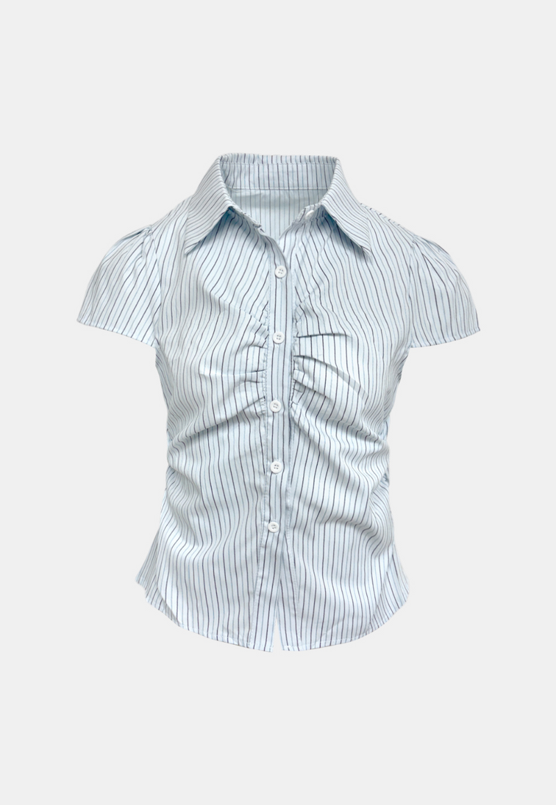 Monica Stripe Fitted Shirt
