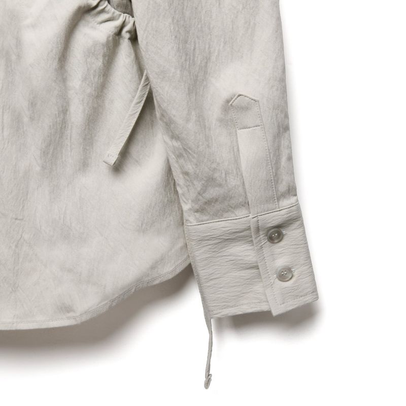 [LINE] Circle String Wrinkle Shirt (2colors)