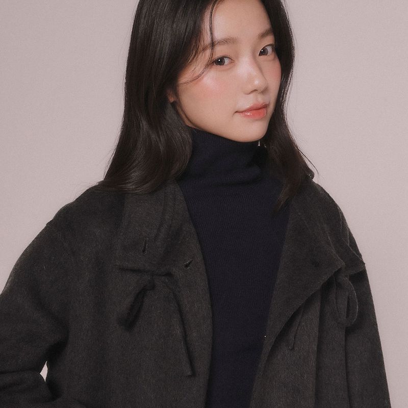 mellotory(メロートリー)の「HANDMADE WOOL HALF COAT (Deep Gray)(Jackets/Outerwear)」
