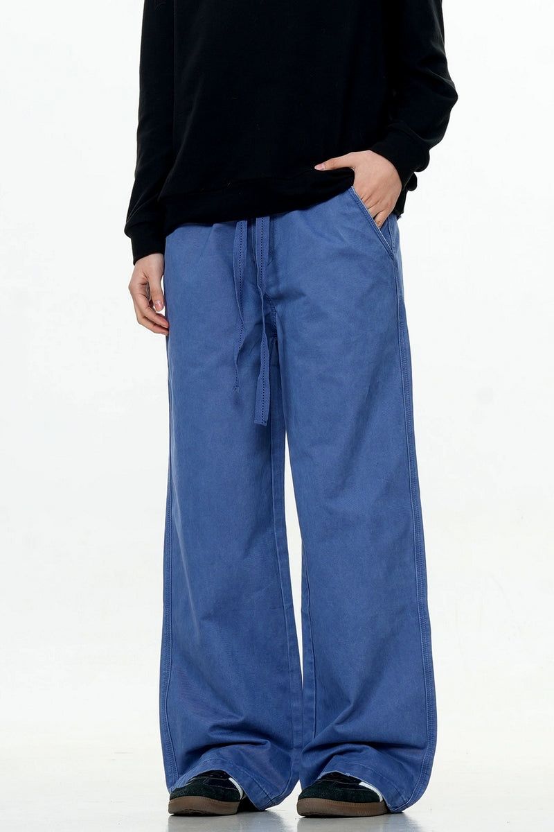 CZ Basicsの「French Blue Drawstring Cargo Pants(Pants)」